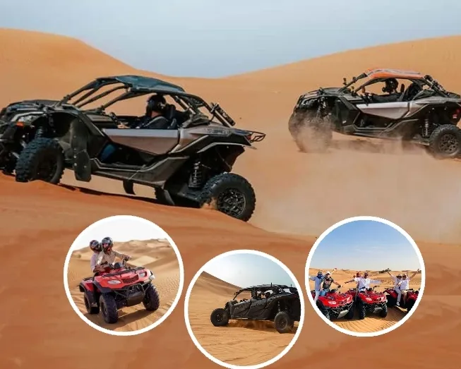 Quad bike adventure in Dubai desert